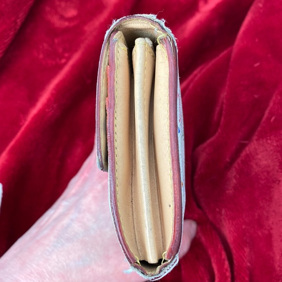 Louis Vuitton Discont. Takashi Murakami Monogram Multicolored Wallet - Picture 7 of 13